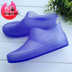 longyuxuan【Free Shipping Miễn phí vận chuyển】 Ủng cao su giày nóng nhất và đẹp nhất trong 2023 Giày Nữ Giày thoải mái