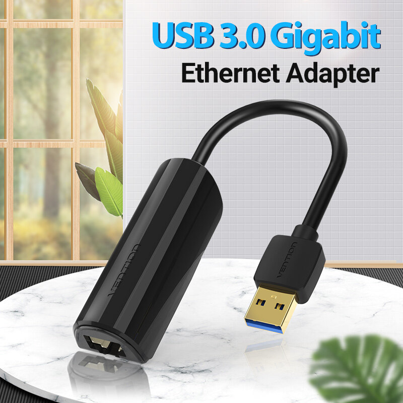 Bộ Chuyển Đổi USB Ethernet, Card Mạng USB 2.0/USB3.0 Đến RJ45 Lan Cho Máy Tính Xách Tay Win7/Win8/Win10 Ethernet USB