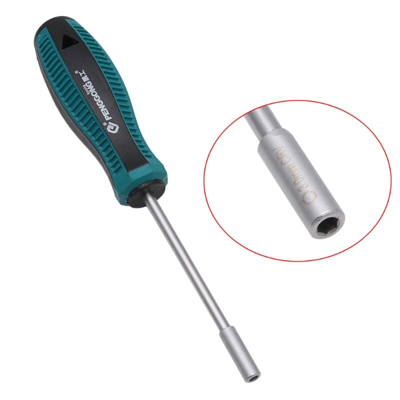 Hot Bán Cờ Lê Điều Khiển Ổ Cắm Kim Loại Tuốc Nơ Vít Đai Ốc Lục Giác Dụng Cụ Cầm Tay 5.5Mm