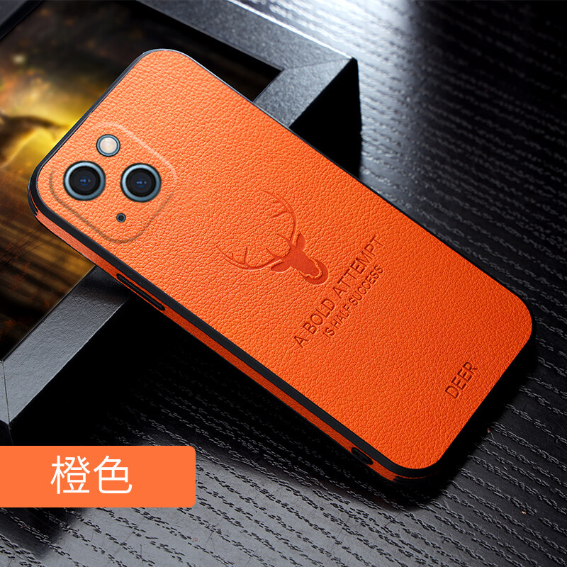 Ốp gọng vuông kết cấu da sang trọng cho iPhone 16 Pro Max 14 15 16 Plus 11 12 13 14 15 Pro Max 12 13 mini Iphone x XR XS 7 8 Plus Ốp điện thoại chống sốc bảo vệ máy ảnh
