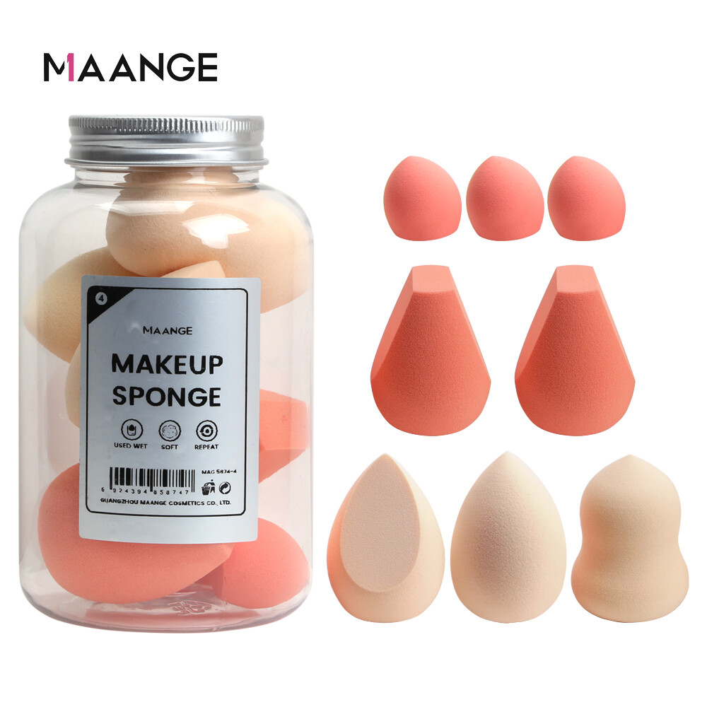 MAANGE 8 Cái Mút Trang Điểm Mềm Mút Mỹ Phẩm Mút Trang Điểm Nhiều Kích Cỡ