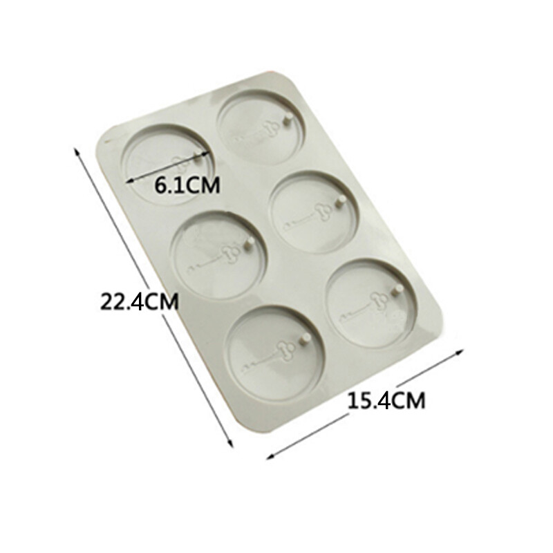 N57h 6 Cavities DIY Silicone Soap Molds for Ice Making Pdding Muffin Loaf Brownie Square Handmade Baking Mold Cake Pan Resin Mould