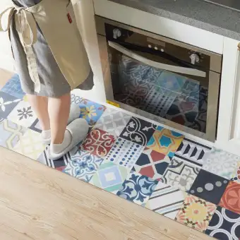 Waterproof And Oil Proof Carpets Non Slip Kitchen Rugs Floor Mats