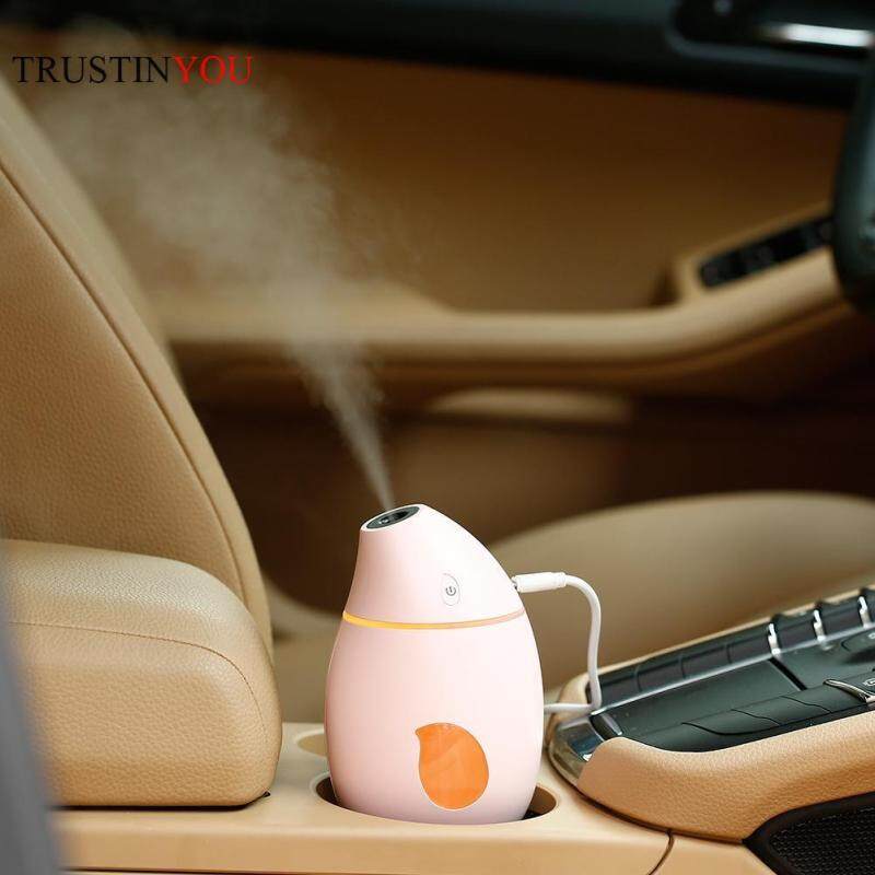 Creative Mango Pattern Timing Humidifier USB Vehicle Mute Moisturing Device with Colorful LED Lights Home Car Articles Singapore