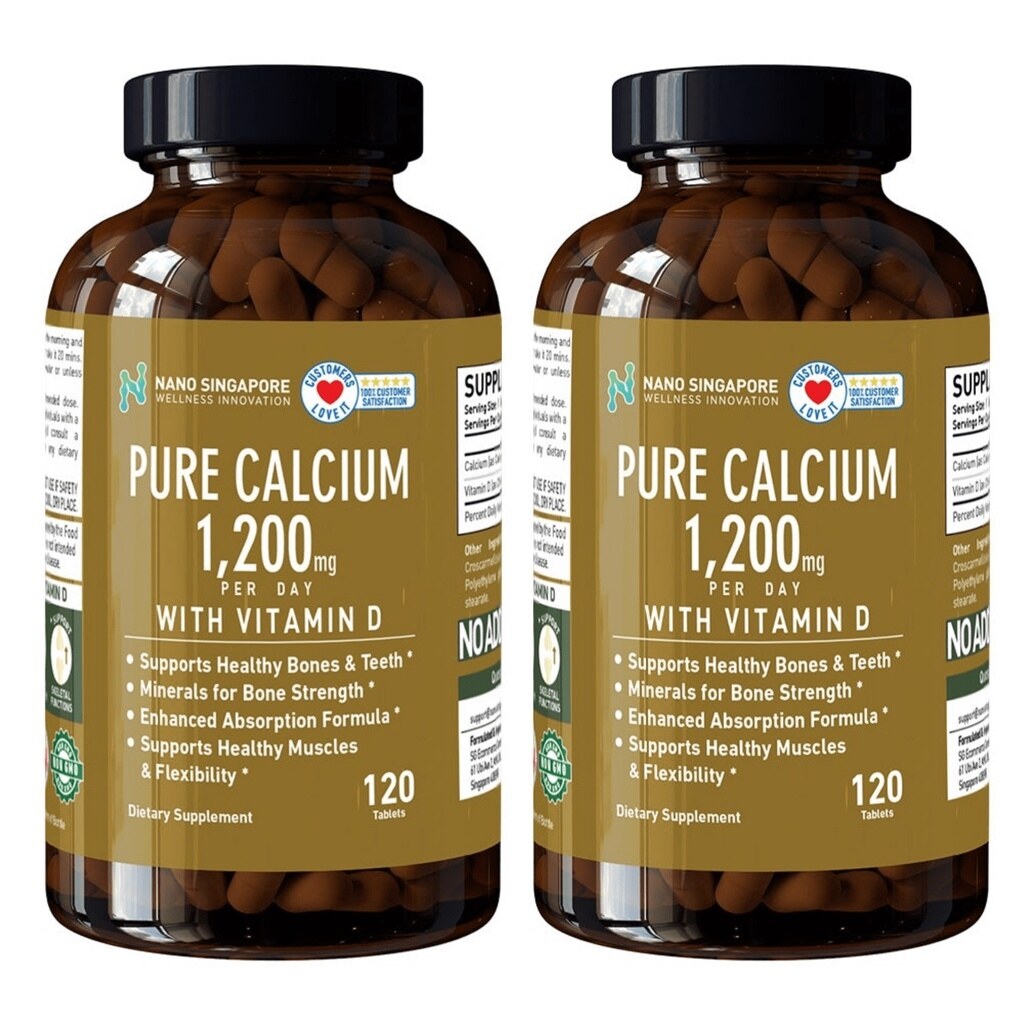 calcium supplement Nano Singapore Calcium Supplement [120 Tablets] Pure