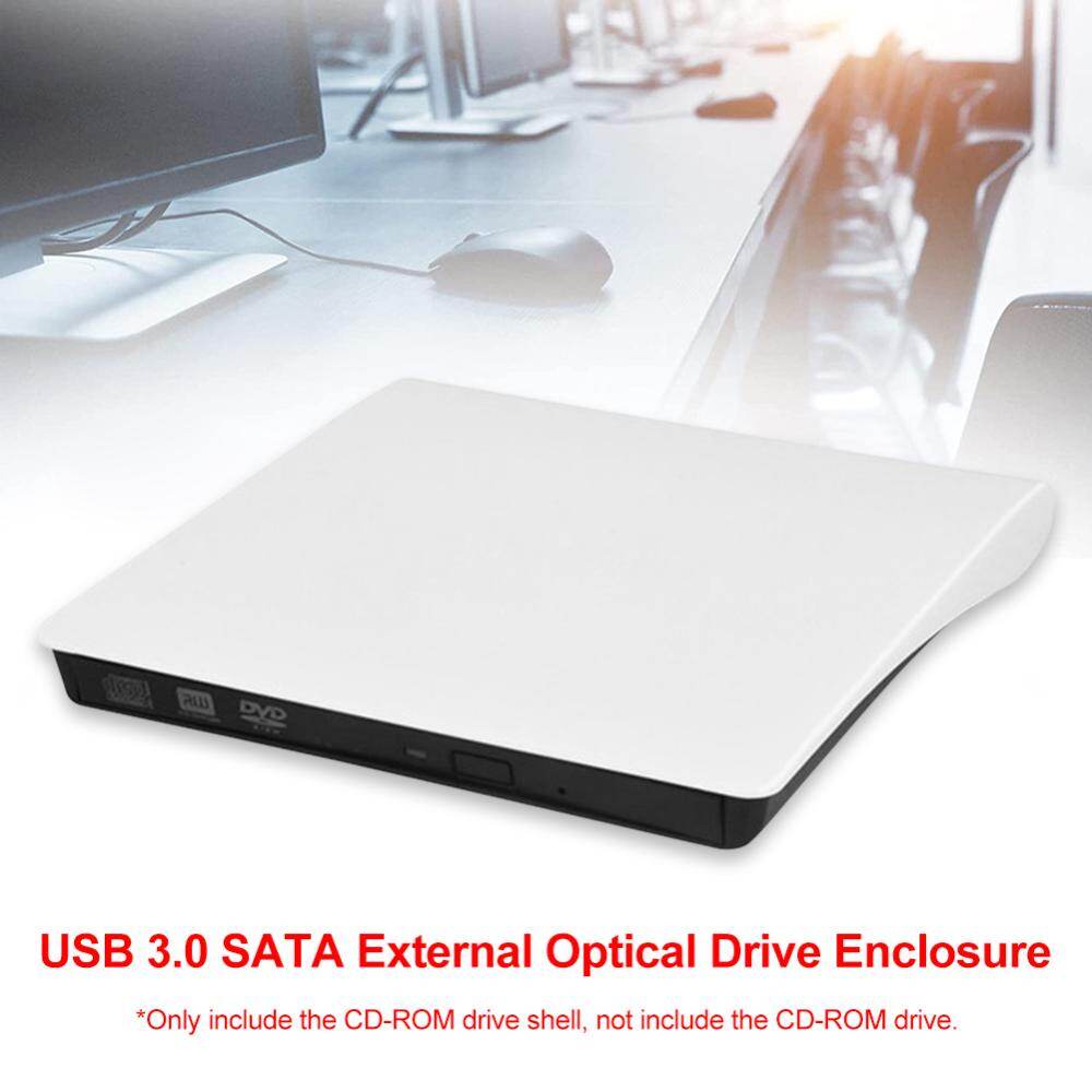 Chống trượt USB 3.0 SATA DVD gắn ngoài CD-ROM RW Máy nghe nhạc Ổ đĩa quang vỏ ngăn