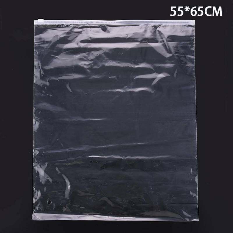 5pcs Clear Zip Ziplock Lock Bag Plastic Package Storage Bag Reclosable Zip Bags Travel Storage Pouch Waterproof Zipper Lock Clothes Organizer