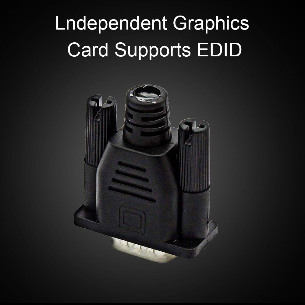 VGA EDID Dummy Plug 1080P Virtual Screen Headless Ghost Display Emulator