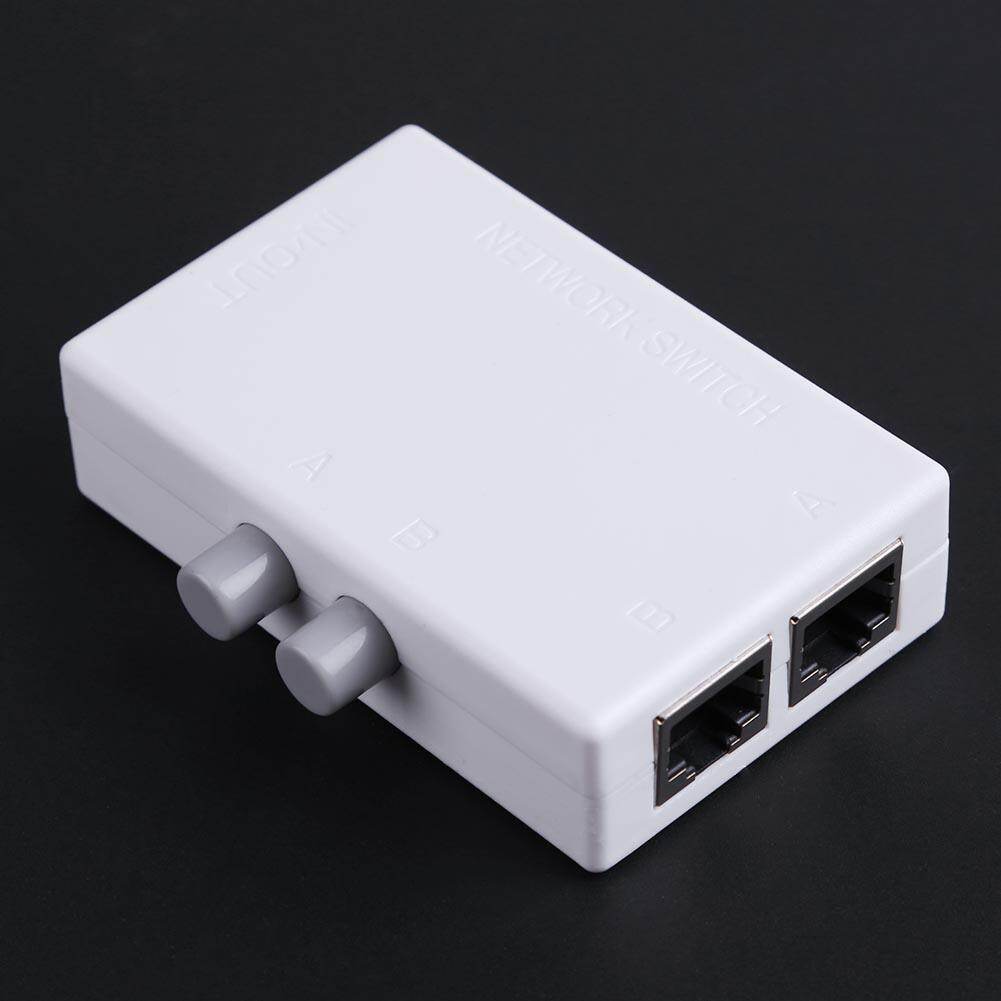 Công Tắc Mạng RJ45 2 Cổng Mini, Hộp Mạng Ethernet Bộ Chuyển Đổi HUB