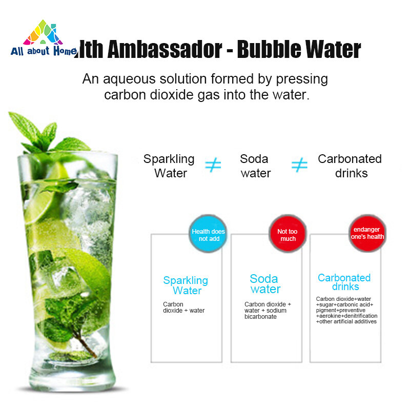ABH Gia Đình Di Động Soda Máy Đồ Uống Soda Máy Làm Đồ Uống