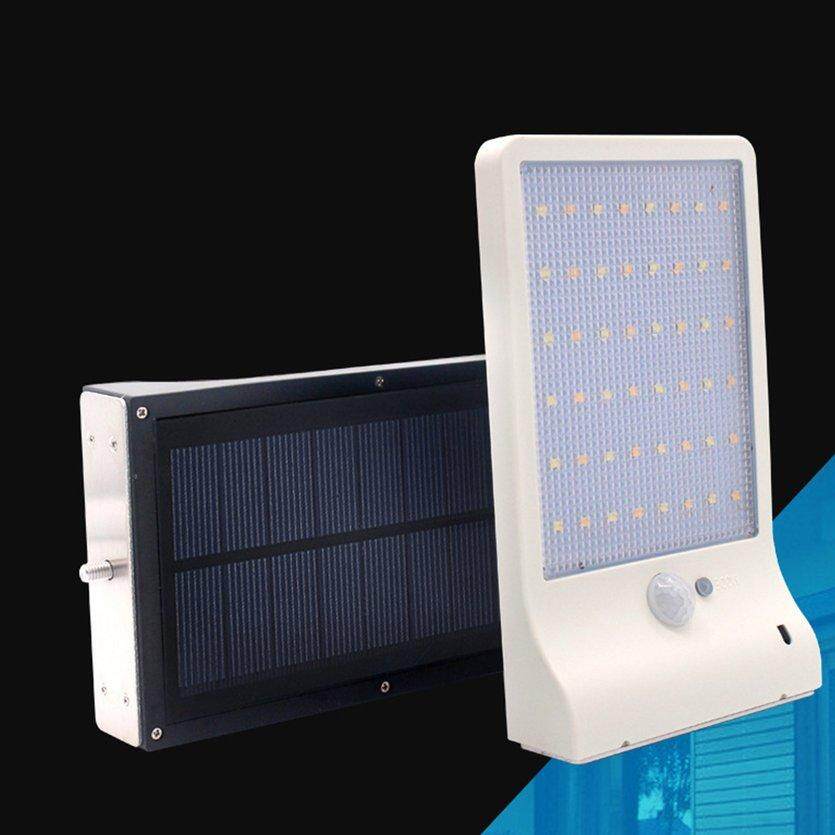 ĐẦU 48LED Đèn năng lượng mặt trời Con Người cảm ứng Ngoài Trời chống nước đèn đường Đèn tường