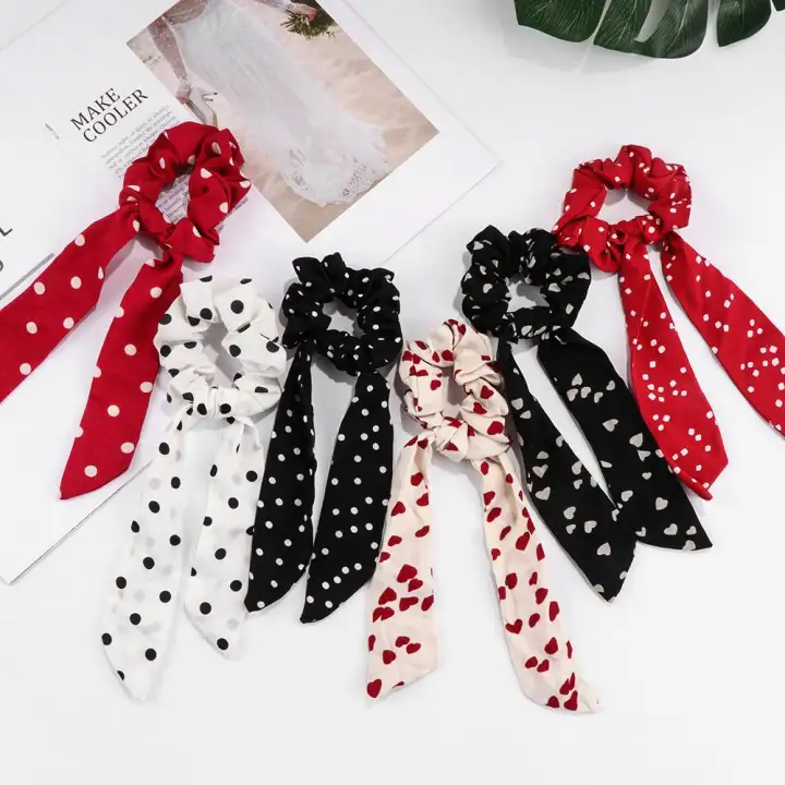 1 Fashion Elastic Ribbon Hair Band Rubber Ropes Hair Rope