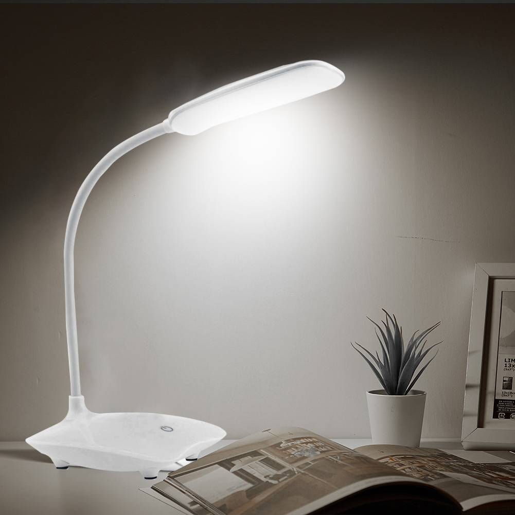 【Winnereco】Đèn Bàn LED 3 Chế Độ Kẹp Cảm Ứng Đèn Ngủ Có Thể Điều Chỉnh Độ Sáng USB Bảo Vệ Mắt (Hàng Có Sẵn)