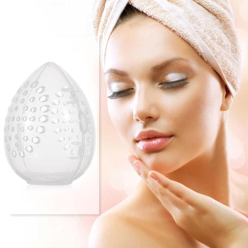 Hộp đựng mút trang điểm hình quả trứng chống ẩm chống nấm mốc tiện dụng cầm tay
