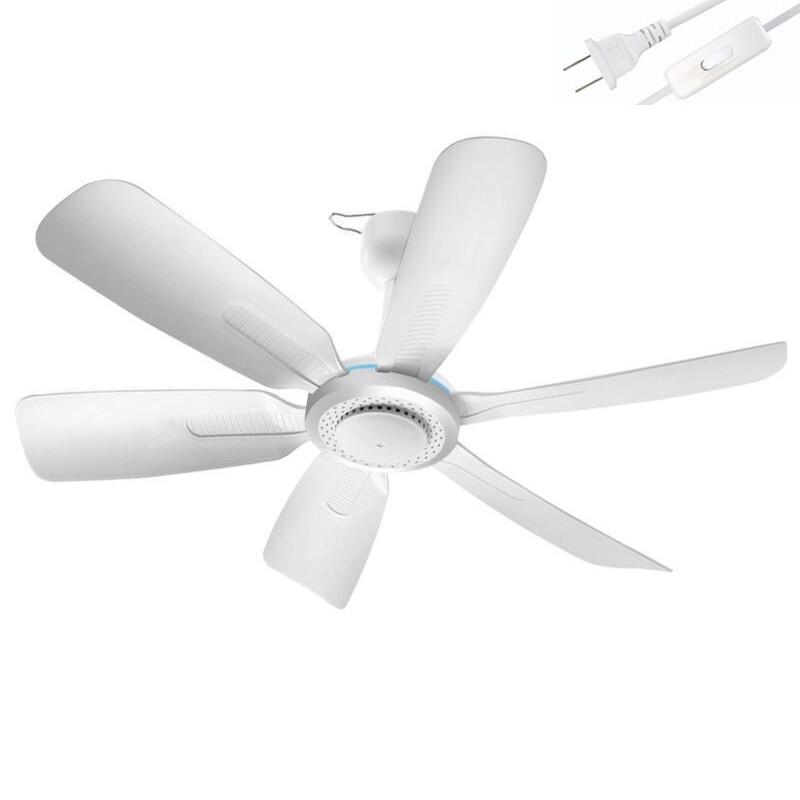 17'' ceiling fan ac 220v 50hz 17.7in hanging fan canoy fans with switch for home bedroom office dorm mute breeze