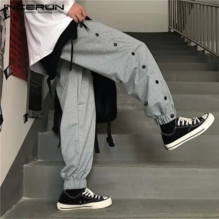 mens loose fit tracksuit bottoms