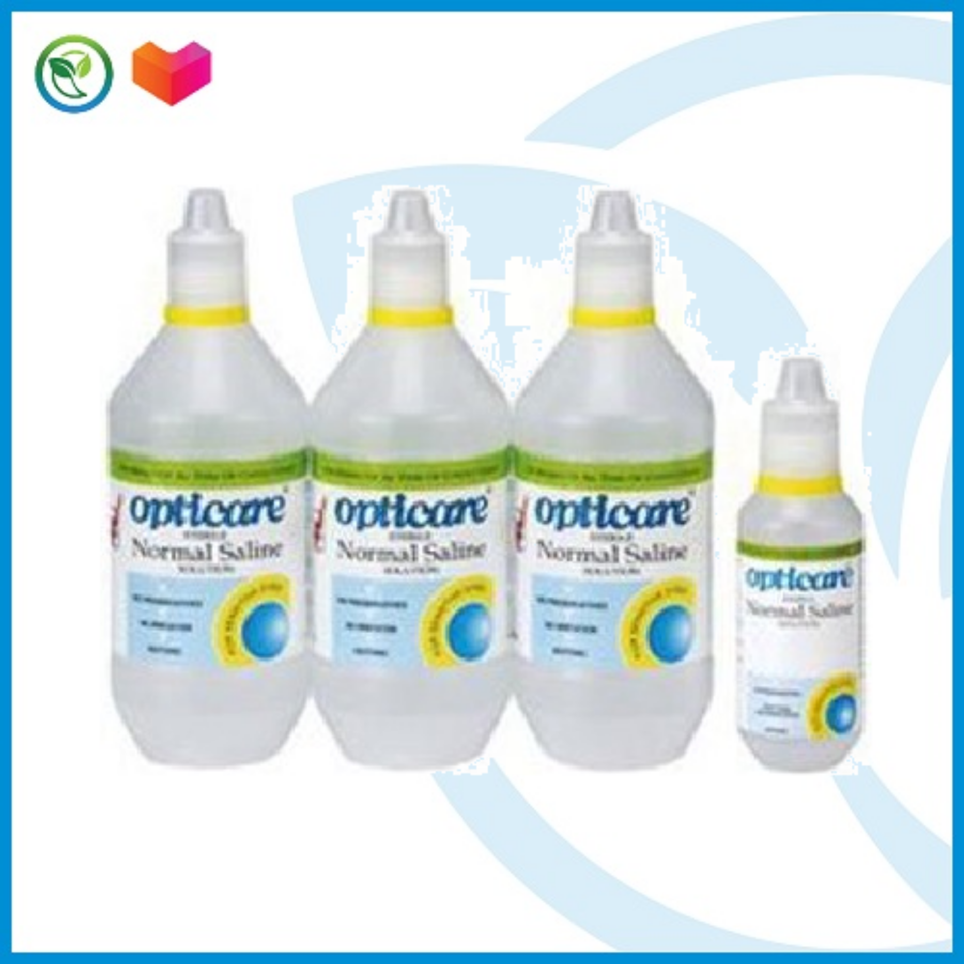 Opticare Normal Saline Solution 500ml x 3 + 120ml