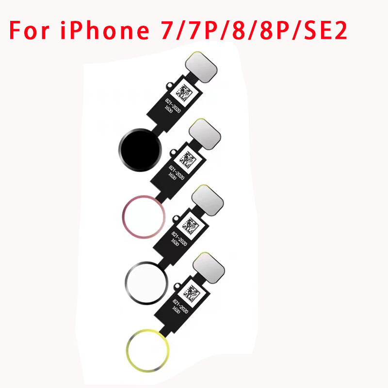 Nút home cho ip 7 7 cộng với 8 8 cộng với nút Cáp dẻo khôi phục Bộ phận thay thế nút thông thường