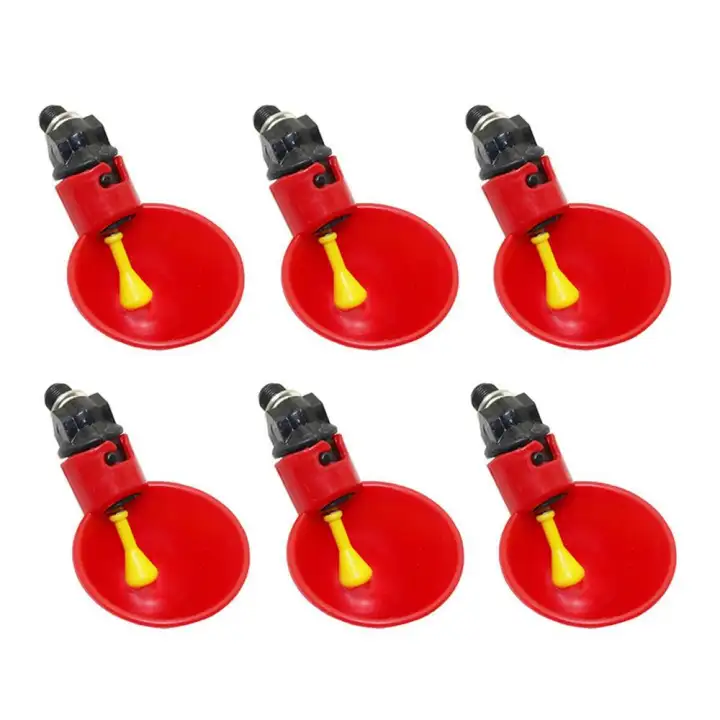Bumblebaa 6pcs Automatic Chicken Poultry Drinkers Waterers With