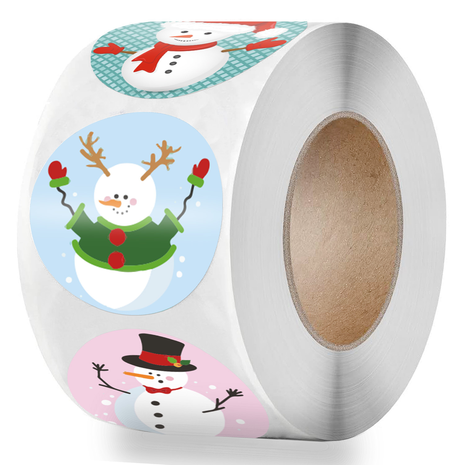 (Super Fan) 500pcs 8 Designs Merry Christmas Thank You Stickers Seal ...