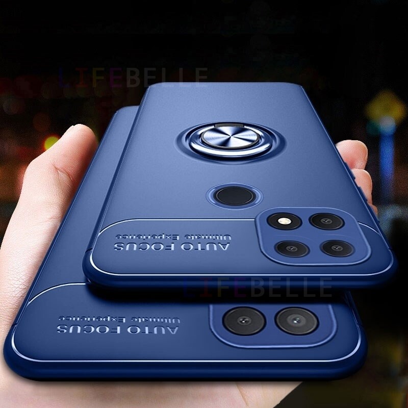 LIFEBELLE Casing for OPPO A15 A15s A12 A91 A92 A16 A16e A76 A53 A73 A54 A74 A94 A96 A77 A57 A78 Case,360 Degree Rotating Stand Holder Phone Cases Soft TPU Silicone Shockproof Protection Casing Cover