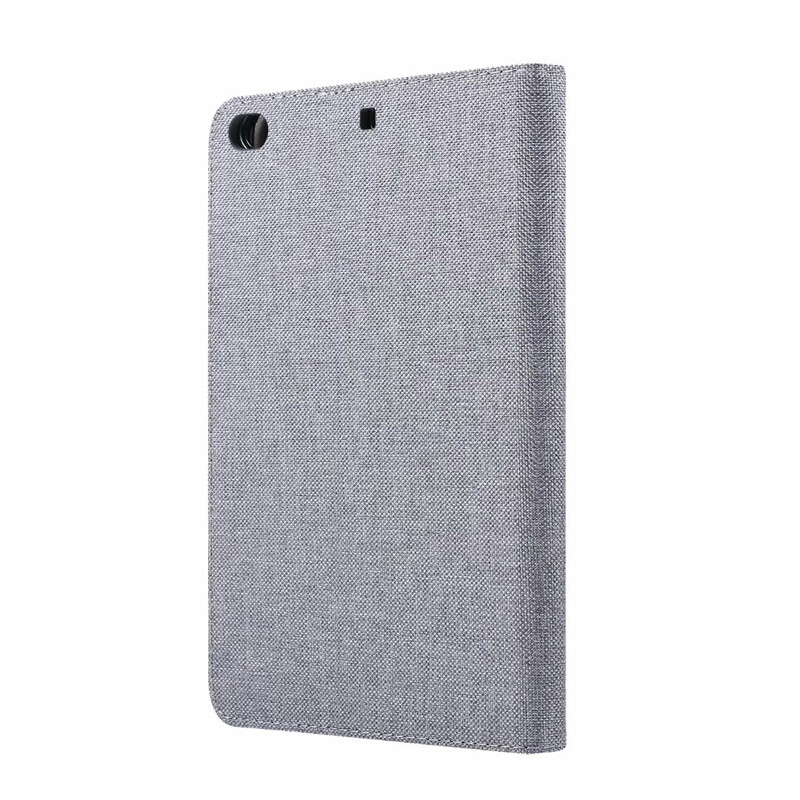 Jean fabric Pattern PU leather case for iPad Mini 2 3 4 5 2019 stand holder protector Mini5 Mini4 Mini3 Mini2 soft cover