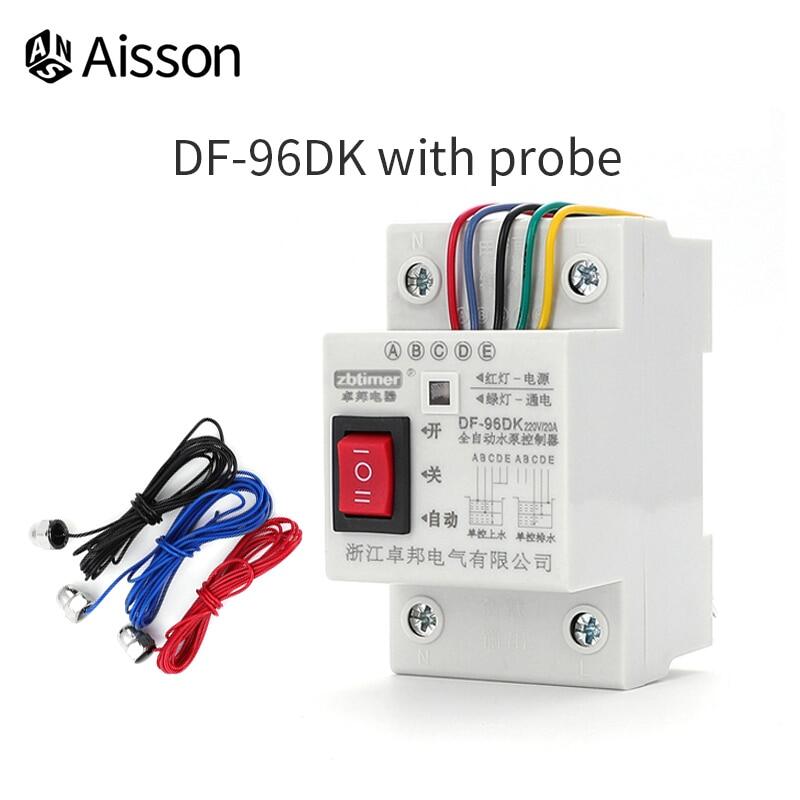 DF-96D DF-96DK 220V Pompa Otomatis Pengontrol Ketinggian Air Probe ...