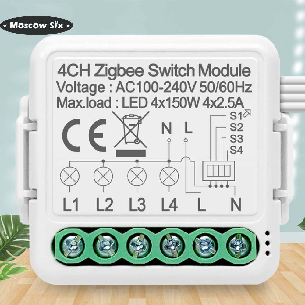ZigBee Light Switch Module Works with Alexa Google Home Smart Life Switch Module