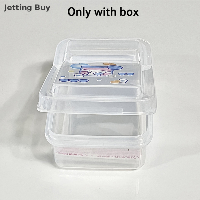 [Jettingbuy] Hộp đựng nhựa trong suốt hộp đựng đồ trang sức nhỏ gọn cửa hàng Hộp đựng có nắp phụ kiện hoàn thiện trang sức