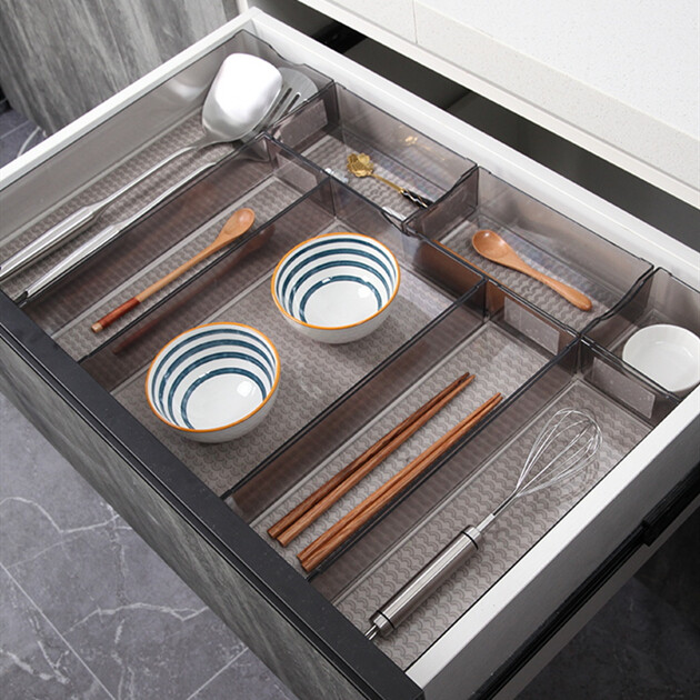 Kitchen organizer Expandable Cutlery Drawer Organizer, Flatware Drawer