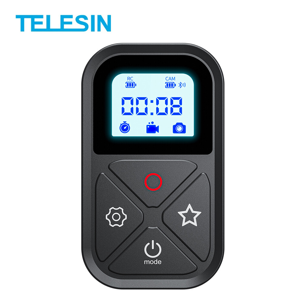 TELESIN 80M Wifi Bluetooth Remote Control with Screen Display for