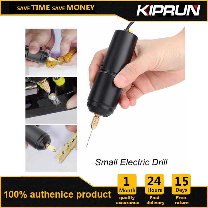 [Ready stock] KIPRUN Mini Electric Hand Drill, 5V USB Powered Handheld Rotary Drill Set with Twist Drill Bits for  Pearl Epoxy Resin Jewelry Making DIY Metal Wood Crafts Tools, with 3pc Bits
