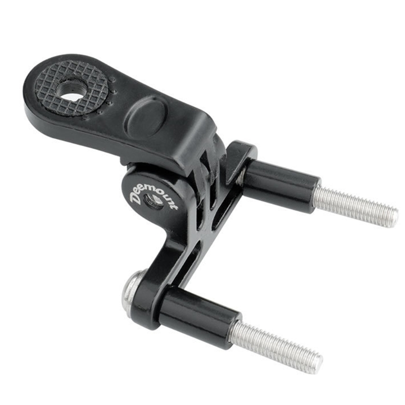 DEEMOUNT Bicycle Headlight Mount Adapter Bracket Camera Type Connector for Stem Mount Cycling Front Light Lamp Holder