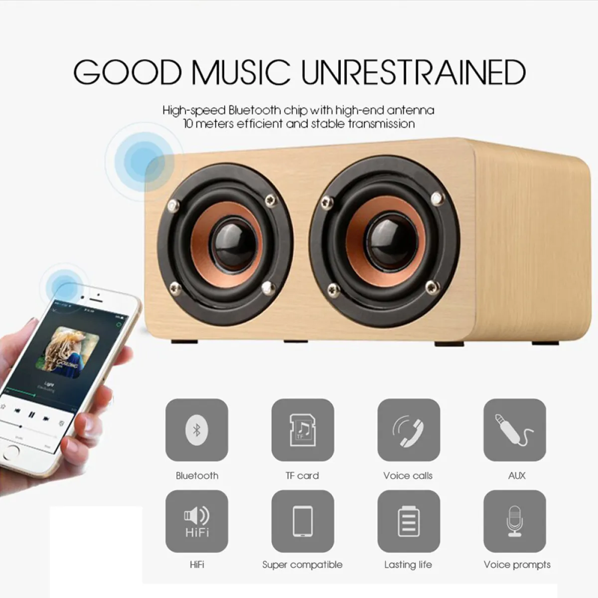 huawei bluetooth speaker wooden