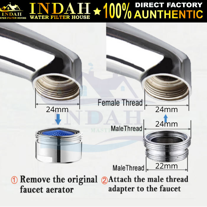 Buy AVAbay Brass Faucet Aerator To Shower Hose Adapter, Sink To Hose