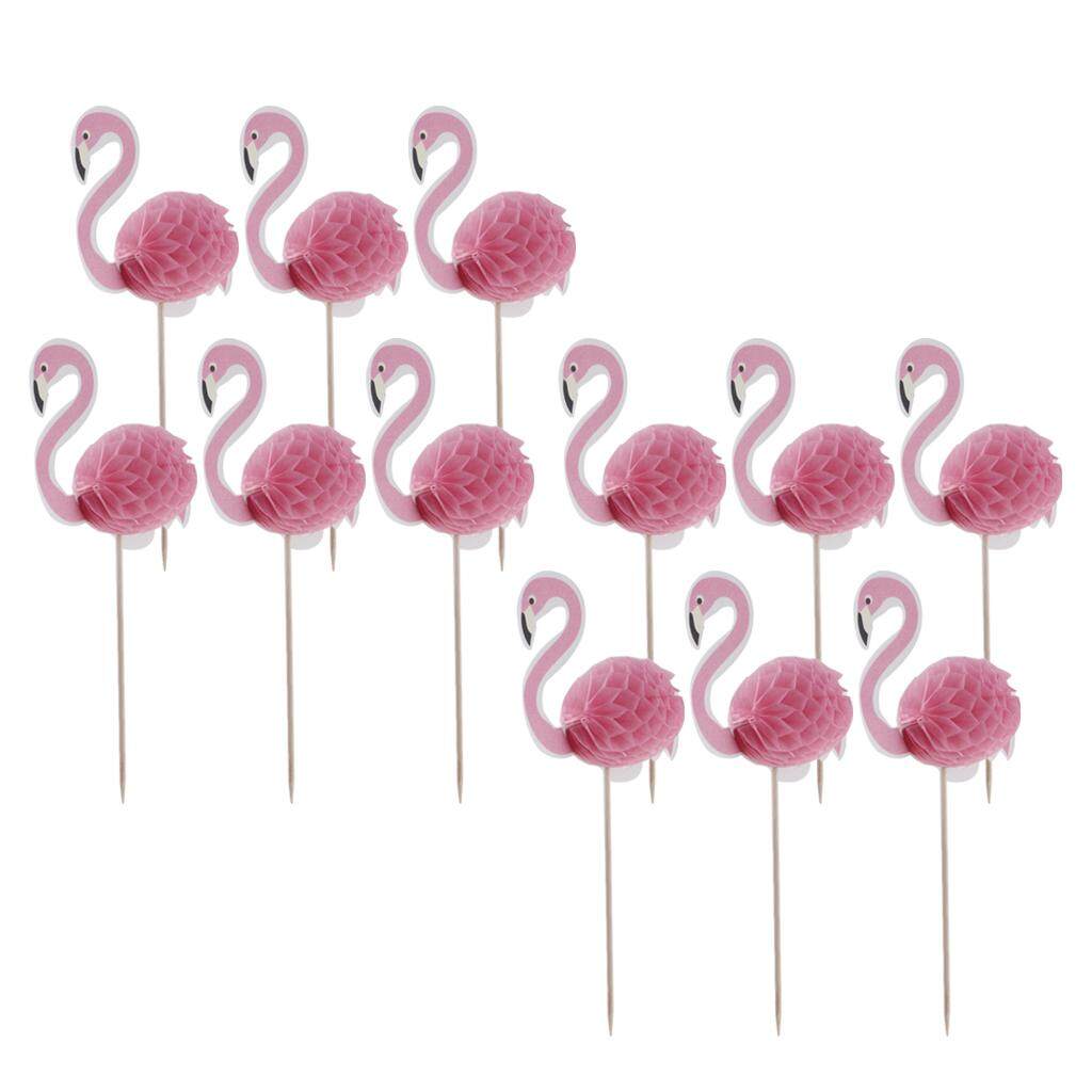 Cupcake Toppers For Sale Cake Toppers Online Deals Prices In - loviver 12pcs flamingo cake topper food picks birthday wedding party cake decoration