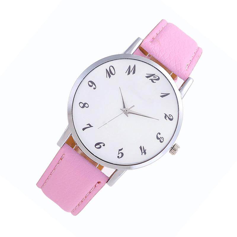 Tangka Mode Terkini Jam Tangan Bermerek Wanita Jam Tangan QUARTZ Jam Putih Jarum Gesper Tali Kulit untuk Wanita Hadiah Ulang Tahun