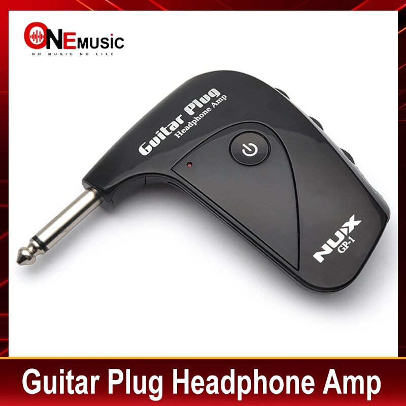 FyjhNUX GP-1 Top Quality Portable Electric Guitar Plug Mini Headphone Amplifier Built-in Distortion Effect Guitar Accessories