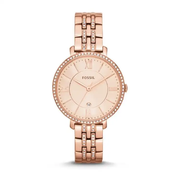 jam fossil rose gold