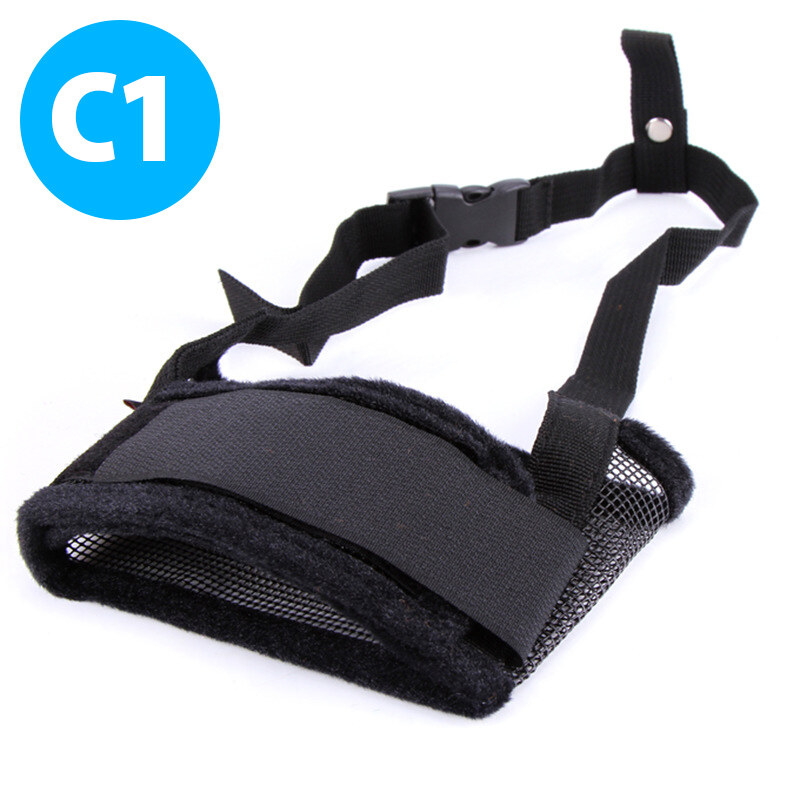 DUDU Pet Dog Muzzle Perfect for Medium Dogs Prevents Chewing and Biting Basket Comfortable Humane Adjustable Lightweight Durable