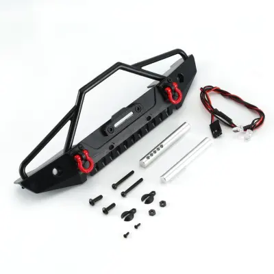 OH CNC Front & Rear Bumper Kit Bull Bar for 1/10 RC Crawler Car Axial SCX10 90046