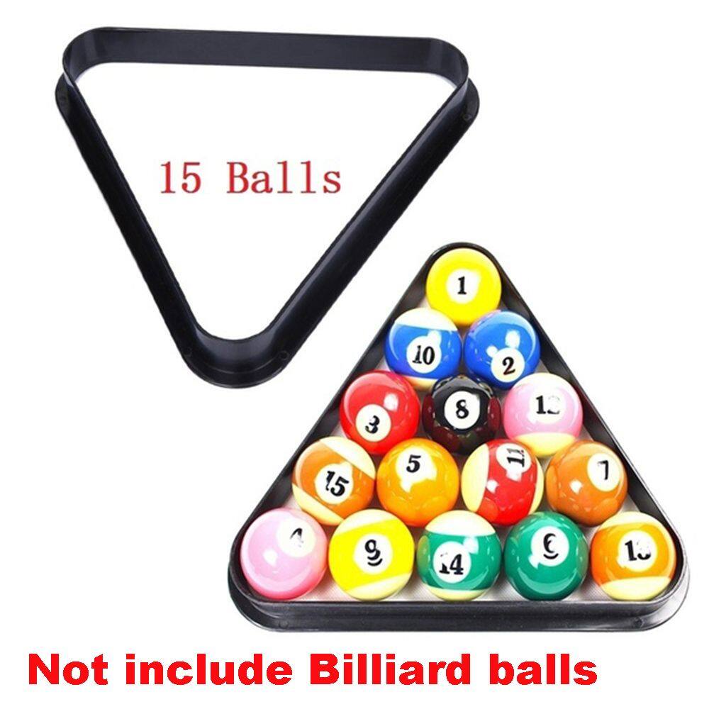 MIA Black 15 Ball Plastic Positioning Triangle Frame Table Pool Accessories Snooker Holder Billiard Rack