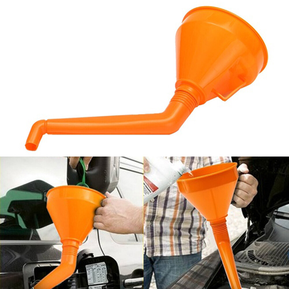 Universal Plastic Car Motorcycle Refuel Gasoline Engine Oil Funnel with Filter