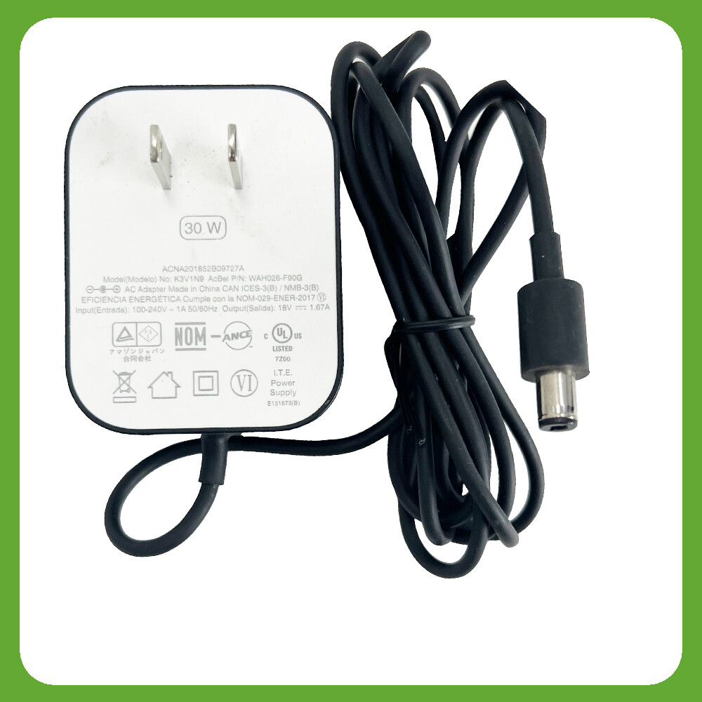 Genuine ac power adapter 30w for echo , echo plus echo show echo show 8 k3v1n9 power supply