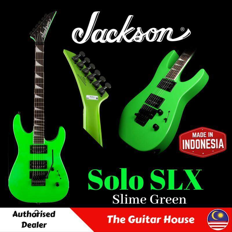 Jackson Soloist SLX Electric Guitar, Rose Wood,Fret Board, Slime Green (Made In Indonesia) Malaysia
