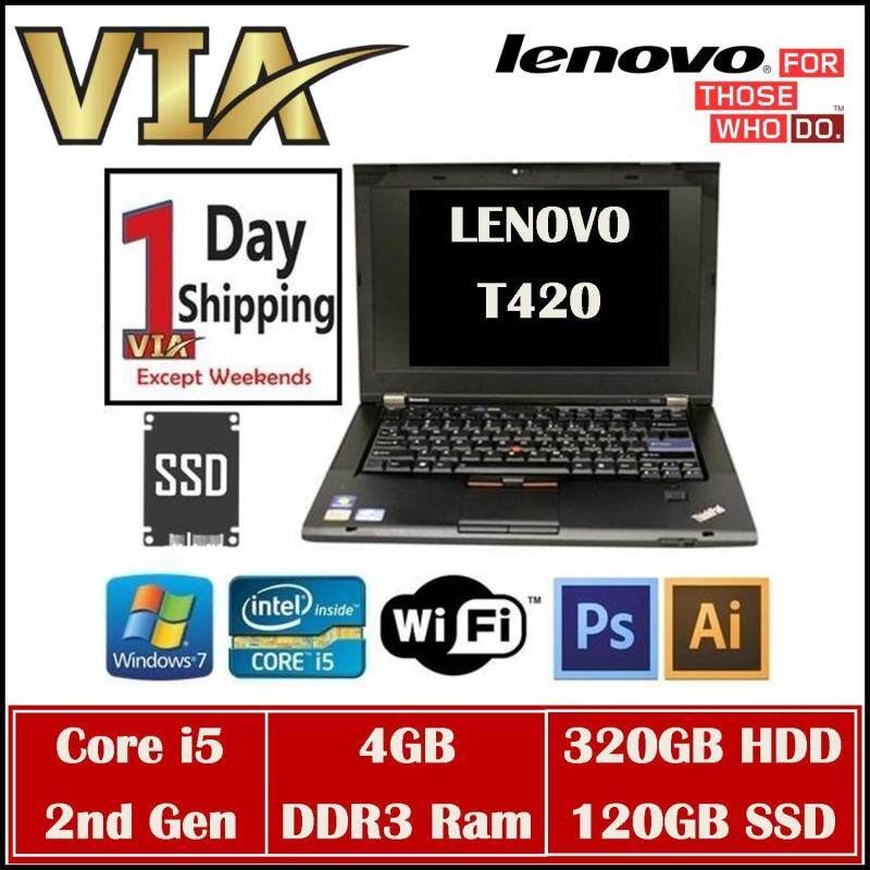 (FREE SHIPPING) LENOVO ThinkPad T420 Core i5~4Gb~320Gb HDD/120Gb SSD~W7 Pro Malaysia