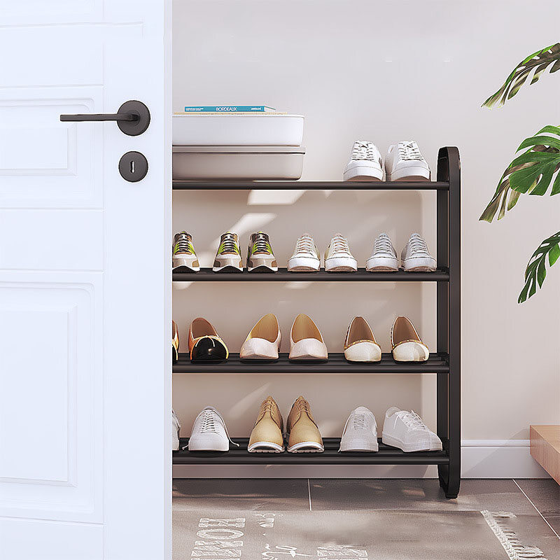 Shoe rack home dormitory door simple shoe rack multi-layer dustproof storage shoe cabinet small assembly shoe rack