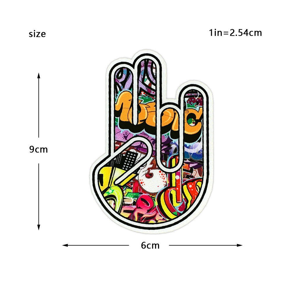 For Osaka JDM Car 3M Highly Reflective sticker and decals Hellaflush Fatlace Cool Modified Accessories