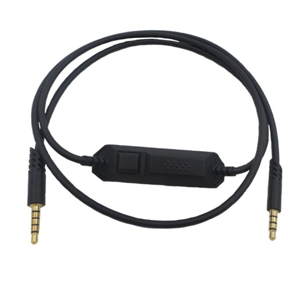 Replacement Audio Cable for Logitech Astro A10 A40 Headphones Fits Many Headphones Microphone Volume Control