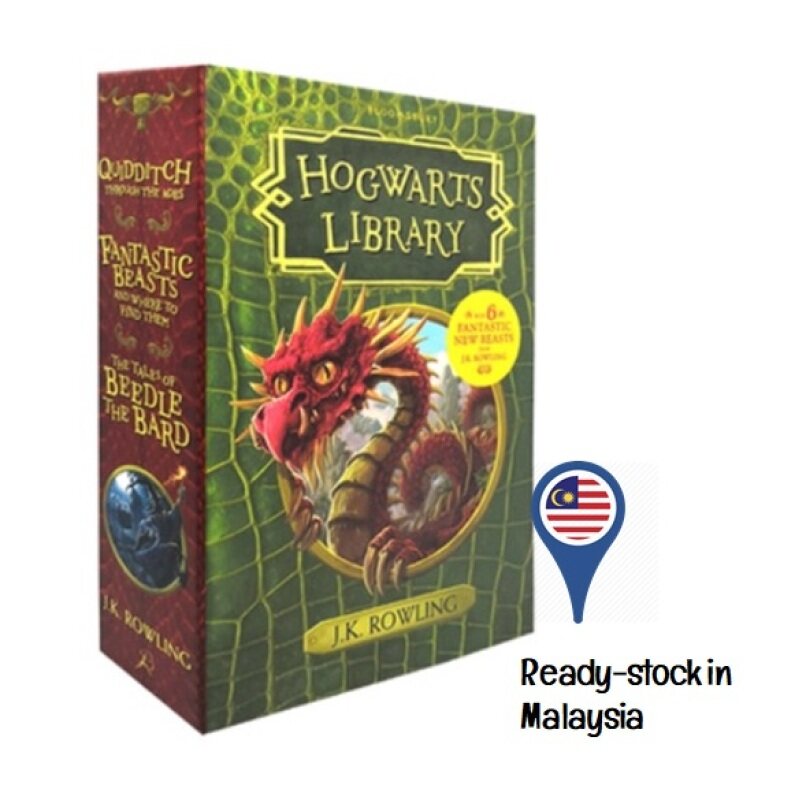 【Ready Stock in MY】Hogwarts Library - 3 Hardcover Books Malaysia